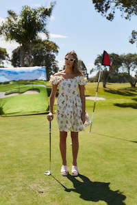 Zig Ruffle Dress-Summer Haven