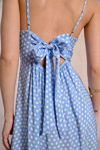 Dress Polka Dot-Light Blue