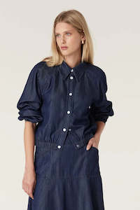 Tops: Bay Shirt-Indigo
