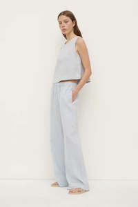 Everyday Linen Pant-Cloud