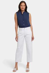 Balloon Jean Ankle-Optic White