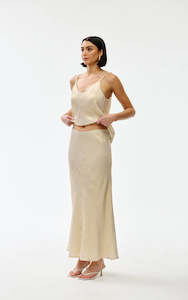 Gia Skirt-Gold Lustre