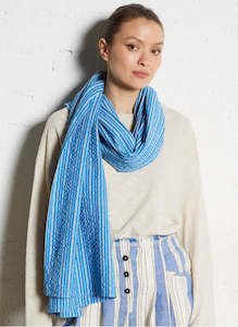 Emee Mix Scarf-Blue