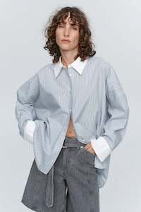 Marle: Edie Shirt-Bleu Stripe
