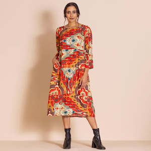 Megan Salmon: Carpet Romance Dress-Carpet