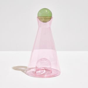 Vice Versa Carafe-Pink+Green