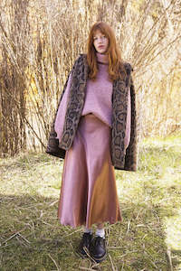 Molly Bracken: Long Skirt-Old Pink