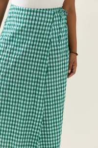 Skirts: Esther Wrap Skirt-Baltic