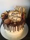 80th Choc Drip Cake