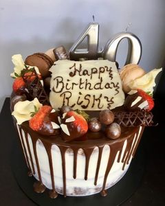 Products: 40th Choc drip