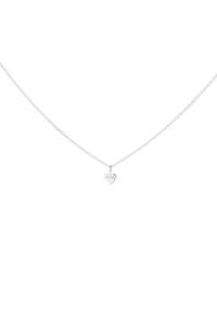 Jewellery: STOLEN HEART NECKLACE-SILVER