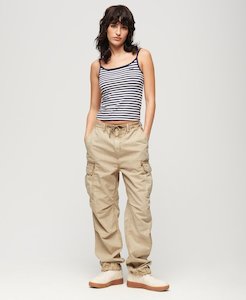 SUPERDRY LOW RISE PARA CARGO PANT-STONEWASH