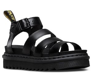 Dr Martens: DR MARTENS BLAIRE 3 STRAP SANDAL 22'