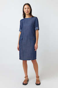 Sylvester 1: SYLVESTER TRAVELLER SACK DRESS-CHAMBRAY