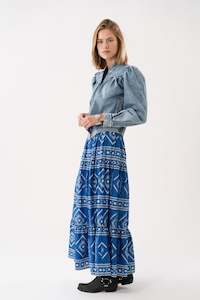 Lollys Laundry: LOLLYS LAUNDRY IRISH JACKET LS-BLUE