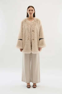 Karen By Simonsen: KAREN BY SIMONSEN PEARLY FUR COAT