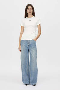 Camilla And Marc: CAMILLA & MARC NORA FITTED TEE-SOFT WHITE