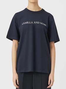 CAMILLA & MARC ASHER TEE-SLATE
