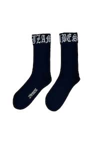 Zambesi Merino Gothic Sox-black/bone