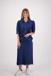 Briarwood: BRIARWOOD SPENCER SKIRT-DENIM