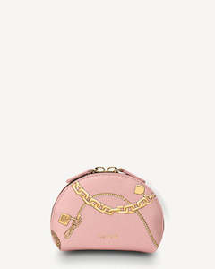 Saben: SABEN GAIA MINI POUCH-DESERT ROSE CHAIN PRINT