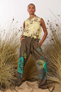 MAUD DAINTY JOURNAL PANT-CAMO ROSE