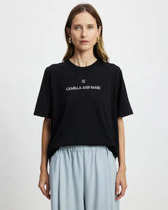 Camilla And Marc: CAMILLA & MARC GRAYSON TEE-BLACK
