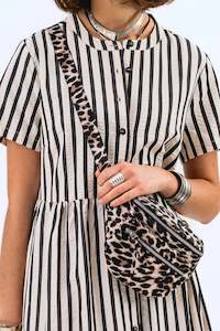 LOLLYS LAUNDRY HOLLY BELT BAG-LEOPARD PRINT