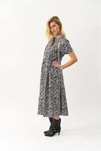 Lollys Laundry: LOLLYS LAUNDRY ALIYA MAXI DRESS-LEOPARD PRINT