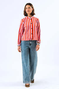 Lollys Laundry: LOLLYS LAUNDRY EMILIA JACKET-STRIPE