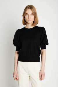 RUE DE FEMME SORREL KNIT TOP-BLACK