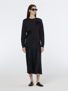 SCOTCH & SODA FLOCK PRINT SWEATSHIRT