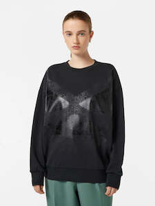 Scotch Soda: SCOTCH & SODA FOIL PRINT OVERSIZED TEE