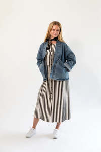 LOLLYS LAUNDRY RUMI JACKET LS-BLUE