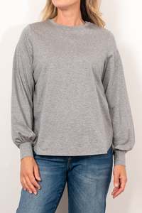 Maud Dainty: MAUD DAINTY BAXTER TOP-GREY