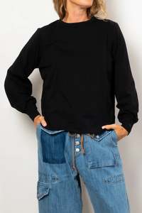 Maud Dainty: MAUD DAINTY BAXTER TOP-BLACK