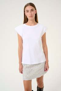 KAREN BY SIMONSEN KBRENEE TOP-BRIGHT WHITE