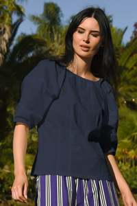 COOPER PUFF AND NONSENSE TOP-NAVY