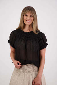 BRIARWOOD POLLY TOP-BLACK