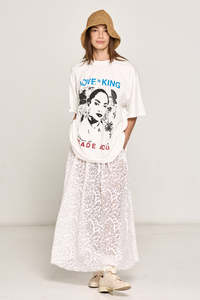 Salasai Love Is King Tee-white