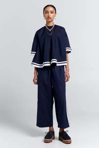 KAREN WALKER BOAT PANTS-NAVY