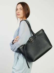 SABEN TABBY SHOULDER BAG-BLACK + BRONZE