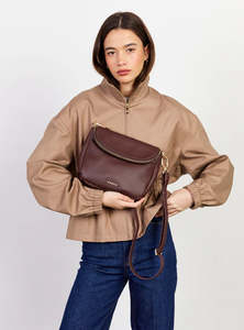 SABEN FIFI CROSSBODY BAG-ESPRESSO