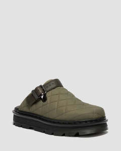 DR MARTENS ZEBZAG MULE-OLIVE