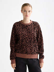 SCOTCH & SODA FLOCK ARTWORK REGULAR SWEATSHIRT