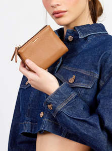 SABEN DELILAH WALLET-TOFFEE