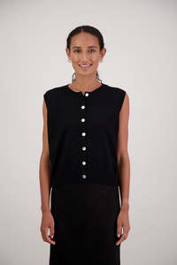 BRIARWOOD FIFI VEST-BLACK