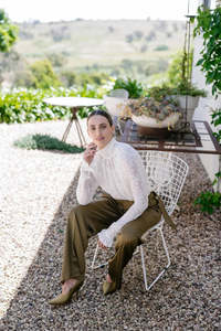 MAUD DAINTY PINOT PANT-GREEN