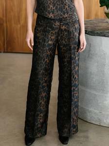 MAUD DAINTY PINOT PANT-LEOPARD