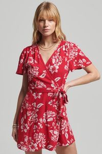 SUPERDRY VINTAGE MINI WRAP DRESS